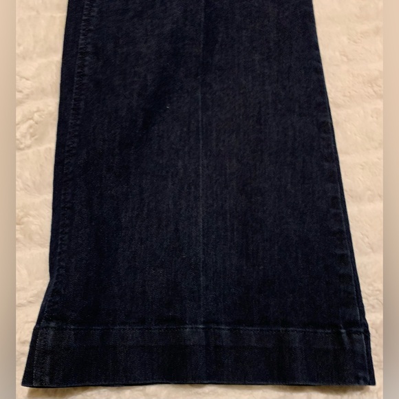 Pre loved curvy flare blue jeans size 14 by Loft - Picture 6 of 9